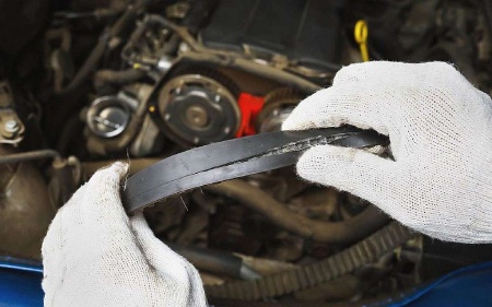 عیب یابی و رفع صدای تسمه فن هنگام شتاب گیری