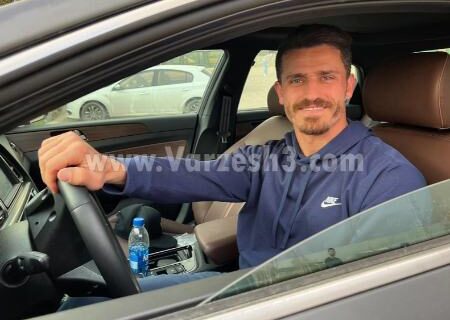 حضور وریا غفوری در تمرین امروز استقلال