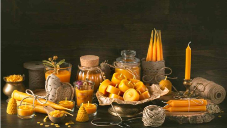 شمع‌های موم زنبور عسل: پروژه‌ای سرگرم‌کننده برای دکوراسیون منزل