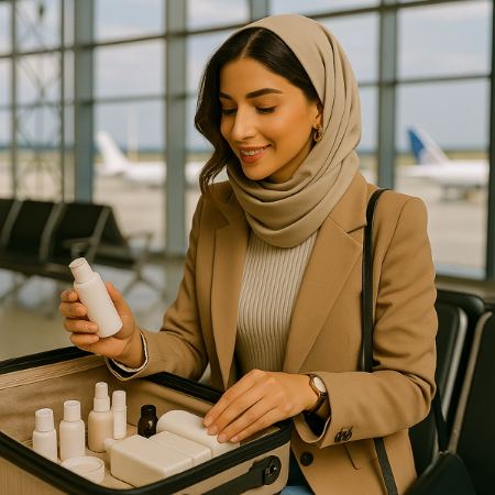 کیف مراقبت پوستی سفرمان