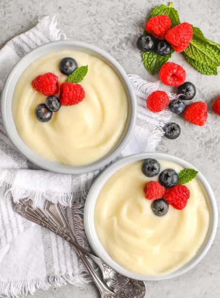 طرز تهیه کاستارد وانیلی خانگی