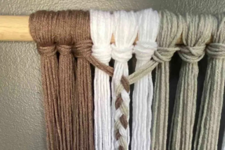 آویز دیواری ساده و شیک, آموزش آویز دیواری با نخ