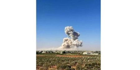 وقوع انفجار بزرگ در اطراف فرودگاه حلب | اسرائیل مناطق بزرگی در سوریه را به آتش کشید