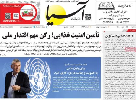 تیتر روزنامه ها،روزنامه های سیاسی و اقتصادی