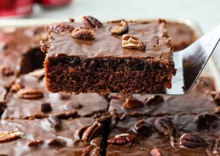 طرز تهیه کیک ورقه ای دکتر پپر