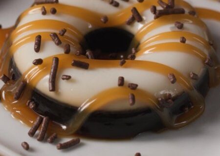 طرز تهیه دونات ژله ای قهوه