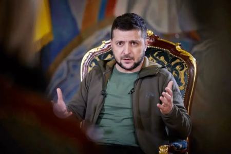 زلنسکی: پوتین به کی‌یف بیاید