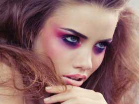 گالری تصاویر ایده هایی برای آرایش بنفش
