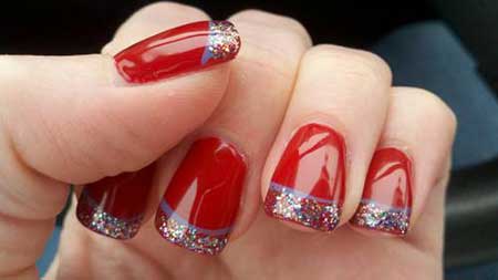 مدلهای ناخن ,طراحی روی ناخن,طراحی روی ناخن کریسمس