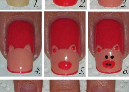 مدل طراحی ناخن بهاره دخترانه