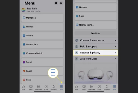 پاک کردن کش فیسبوک, پاک کردن داده‌های فیسبوک
