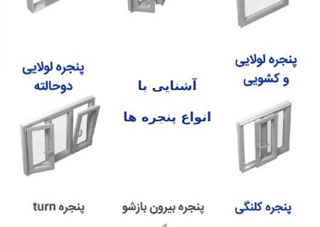 آشنایی با 10 نوع پنجره پرکاربرد و متنوع