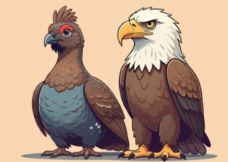 قصه دوستی کبک و عقاب
