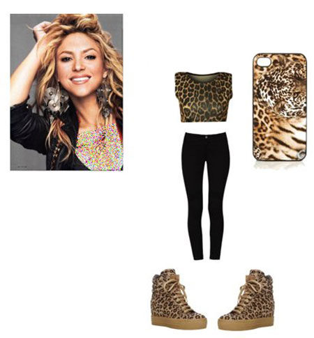 ست کردن لباس برای پاییز به سبک shakira