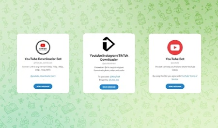 دانلود از یوتیوب با ربات تلگرام