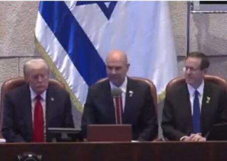 رئیس کنست: آقای ترامپ! شما کوروش کبیر زمان ما هستید