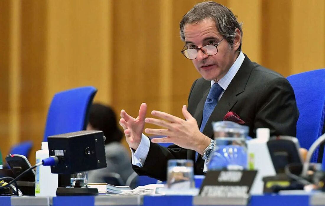 گروسی:نگرانی درباره احتمال دستیابی ایران به سلاح هسته‌ای، به طور کامل بر طرف نشده