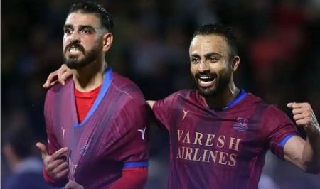 نساجی برنده بازی بزرگ هفته لیگ دسته یک | هوادار صدرنشین ماند