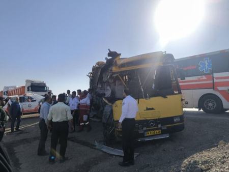 عزل ۳ مسئول مقصر تصادف اتوبوس دانشجویان در سمنان