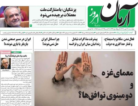 تیتر روزنامه ها،روزنامه های سیاسی و اقتصادی