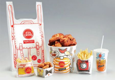 بسته‌بندی فست فود