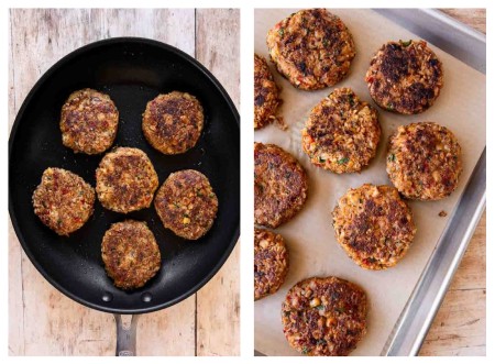 طرز پخت برگرهای وگان