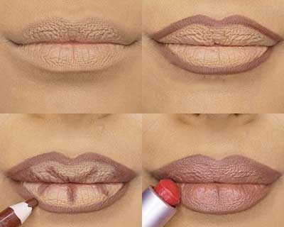 کانتورینگ لب، یک ترفند فوق العاده زیبایی که هر خانمی باید بداند