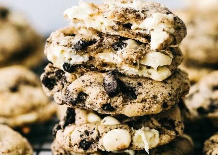 طرز تهیه کوکی های اورئو با شکلات سفید