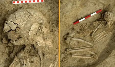 کشف اسکلت نوجوانی که 6 هزار سال قبل مورد حملۀ «شیر» قرار گرفت