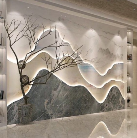 اهمیت انتخاب دیوارپوش خلاقانه در سالن پذیرایی