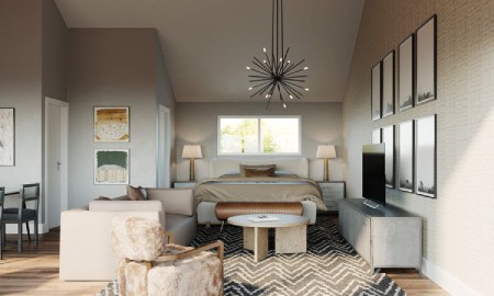 8 ایده محل قرار دادن تلویزیون در اتاق خواب