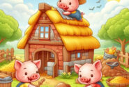 قصه زیبای و آموزنده سه خوک کوچک