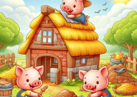 قصه زیبای و آموزنده سه خوک کوچک