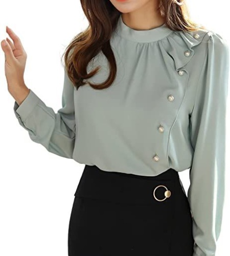 خرید شومیز زنانه یقه 3 سانت