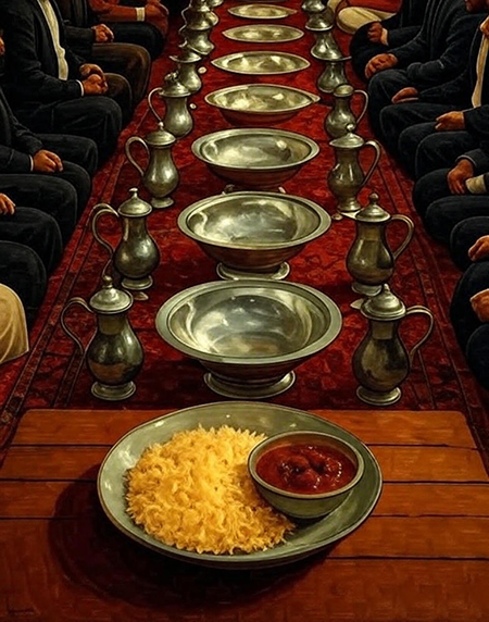 ضرب المثل آفتابه لگن هفت دست, ریشه آفتابه لگن هفت دست