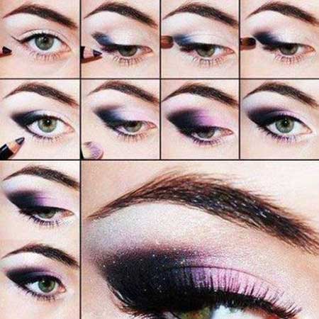 آموزش تصویری آرایش چشم زیبا و شیک – سری دوم