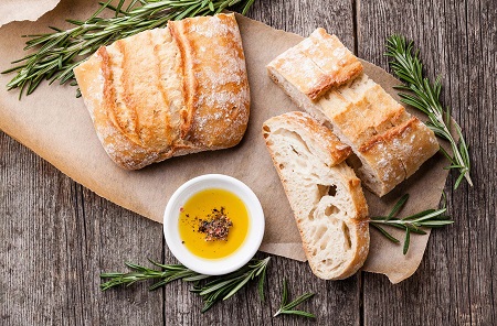 نان چاباتا, دستور تهیه نان چاباتا, طرز تهیه نان چاباتا